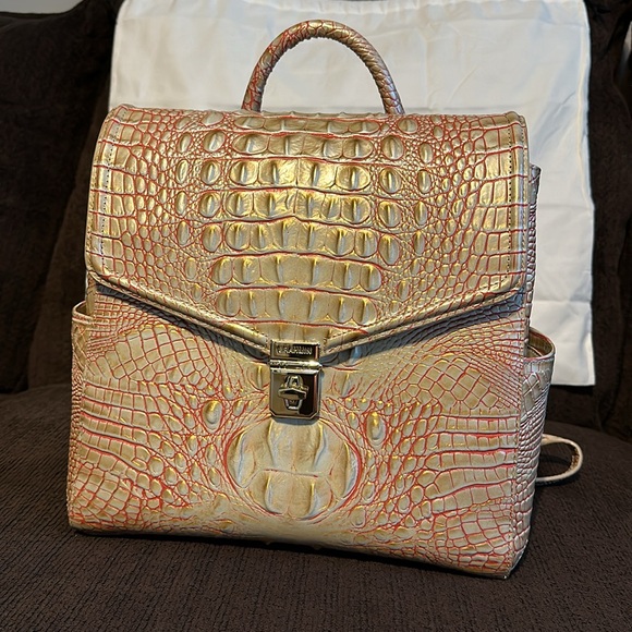Like New Brahmin Liz backpack in Sunkiss 2024 - Picture 2 of 10